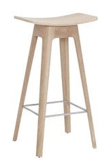 HC1 barstol, Hvidpigment eg, finersæde, SH: 67cm