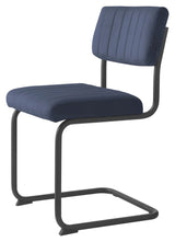 Halifax Spisebordsstol - Blå Velour