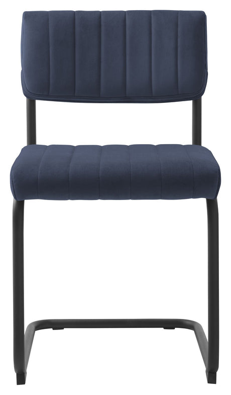 Halifax Spisebordsstol - Blå Velour