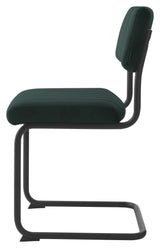 Halifax Spisebordsstol - Grøn Velour