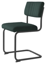 Halifax Spisebordsstol - Grøn Velour