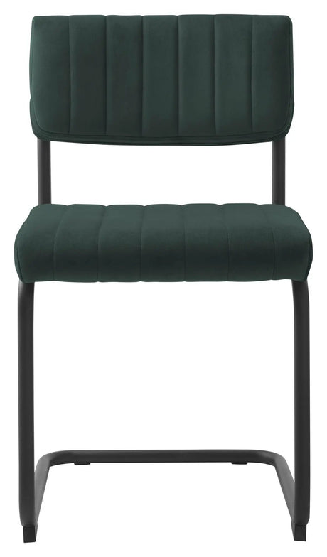 Halifax Spisebordsstol - Grøn Velour