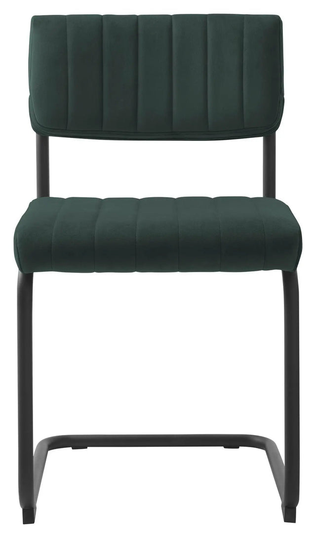 Halifax Spisebordsstol - Grøn Velour
