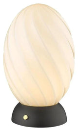 Halo Design TWIST Bordlampe, Opal, Sort
