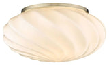 Halo Design TWIST Loftlampe, Opal, Antik messing