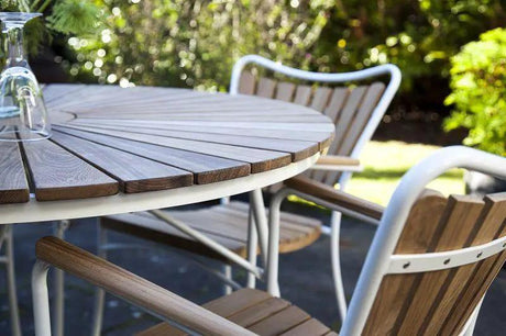 Hard & Ellen Havebord Teak, Ø110