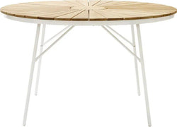 Hard & Ellen Havebord Teak, Ø110