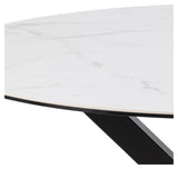 Heaven, spisebord Ø119 - hvid - Unoliving.com