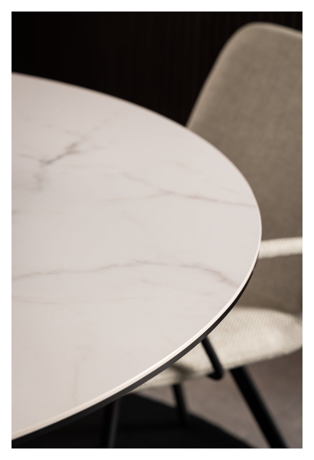 Heaven, spisebord Ø119 - hvid - Unoliving.com