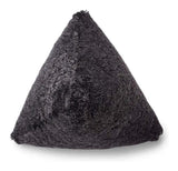 Hematite af Premium NZ kort krøllet lammeskind, Antracite