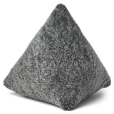 Hematite af Premium NZ kort krøllet lammeskind, Graphite