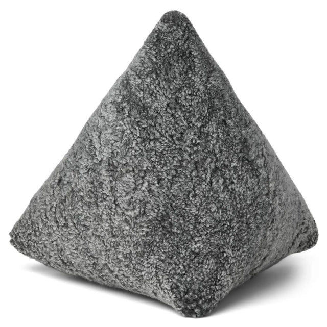 Hematite af Premium NZ kort krøllet lammeskind, Graphite