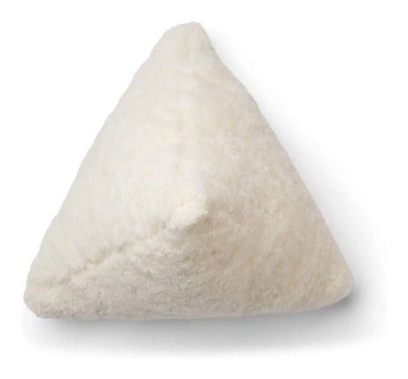 Hematite af Premium NZ kort krøllet lammeskind, Ivory