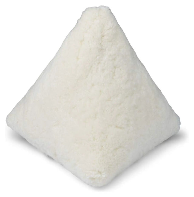 Hematite af Premium NZ kort krøllet lammeskind, Ivory