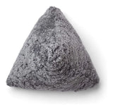Hematite af Premium NZ kort krøllet lammeskind, Lys grå