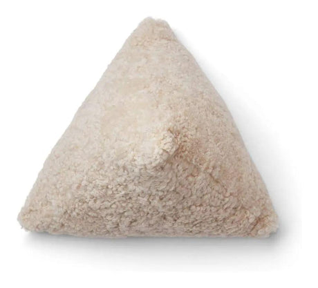 Hematite af Premium NZ kort krøllet lammeskind, Pearl