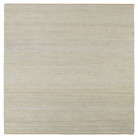Hempi Tæppe 250x250 - Lysegrå - Unoliving.com