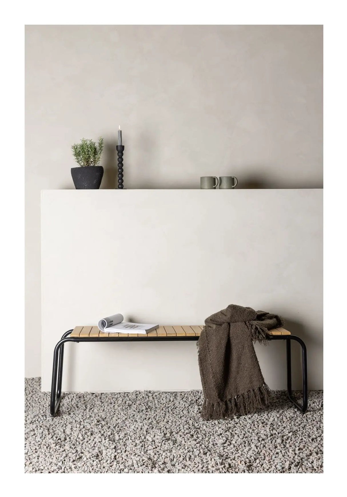Holmbeck Havebænk, Acacia, Natur, 136x40