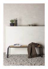 Holmbeck Havebænk, Acacia, Natur, 136x40