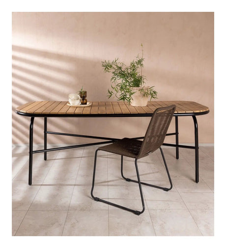 Holmbeck Spisebord, Acacia, Natur, 200x90