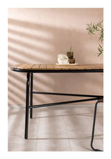 Holmbeck Spisebord, Acacia, Natur, 200x90