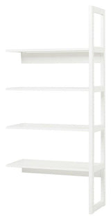 Hoppekids Storey Reol - 1/2 sektion m. 4 hylder - 80 cm - Unoliving.com