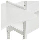 Hoppekids Storey Reol - 3 sektioner m/14 hylder og skriveplade - Unoliving.com