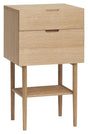 Hübsch Acorn Sengebord med skuffer, Eg - Botrendy
