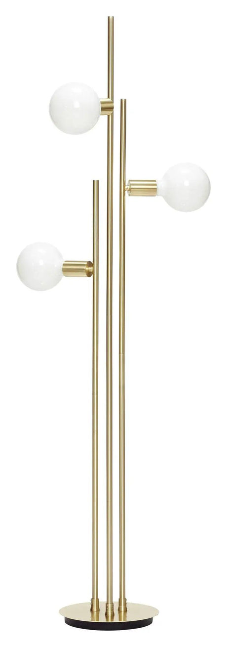 Hübsch Balance Gulvlampe m/pære, Messing