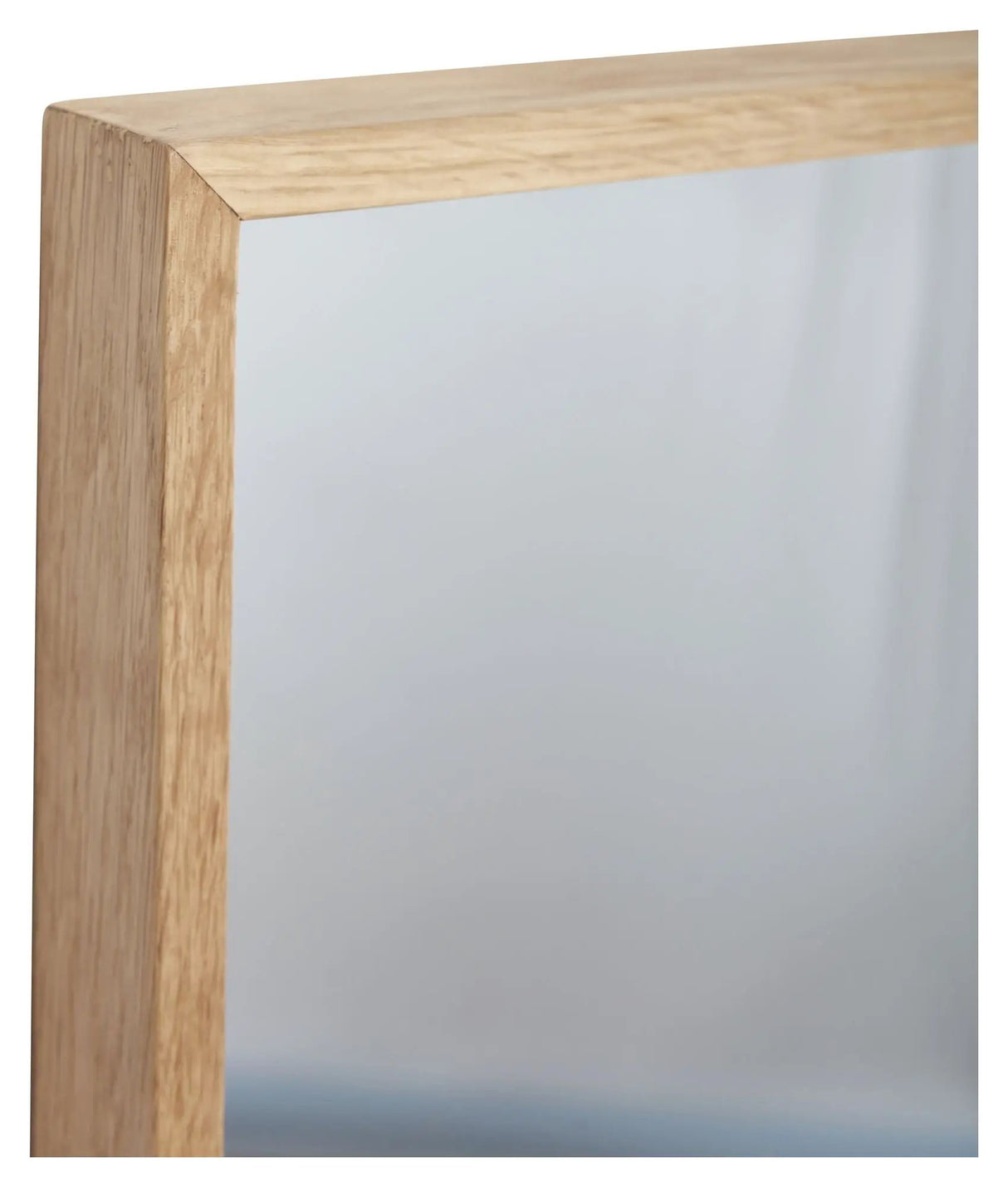 Hübsch Depth Spejl, 60x40, egetræ