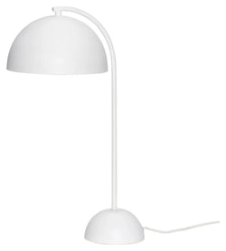 Hübsch Form Bordlampe, metal, hvid