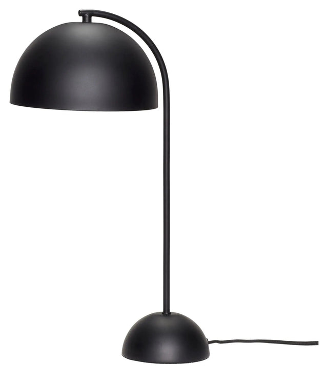 Hübsch Form Bordlampe, metal, sort