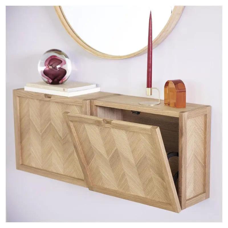 Hübsch Herringbone Skoskab, Egefinér