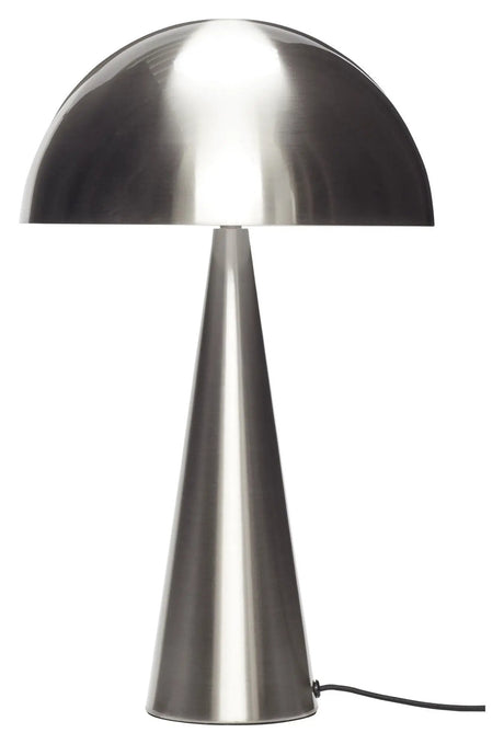 Hübsch Mush Bordlampe, metal, nikkel