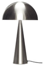 Hübsch Mush Bordlampe, metal, nikkel