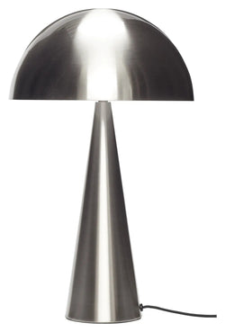 Hübsch Mush Bordlampe, metal, nikkel