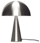 Hübsch Mush Bordlampe, metal, nikkel