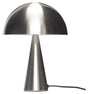Hübsch Mush Bordlampe, metal, nikkel