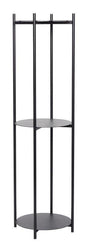 Hübsch Reol m. 3 hylder Ø44 - Sort metal