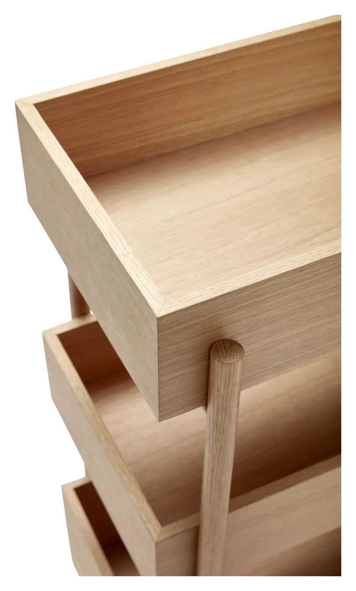 Hübsch Stack Konsolbord, egetræ
