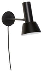 Hübsch Tap Væglampe, metal, sort