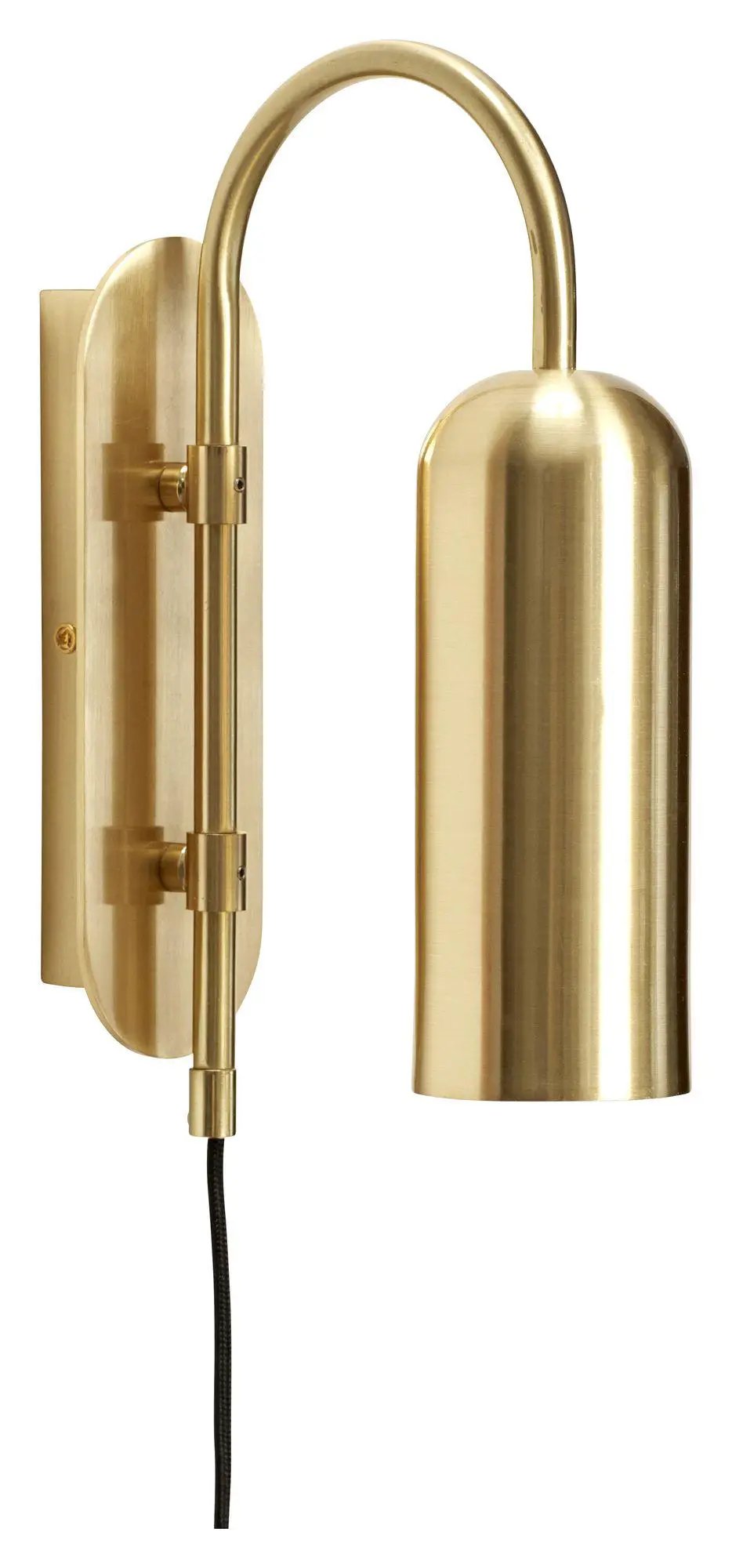Hübsch Zenith Væglampe, messing