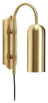 Hübsch Zenith Væglampe, messing