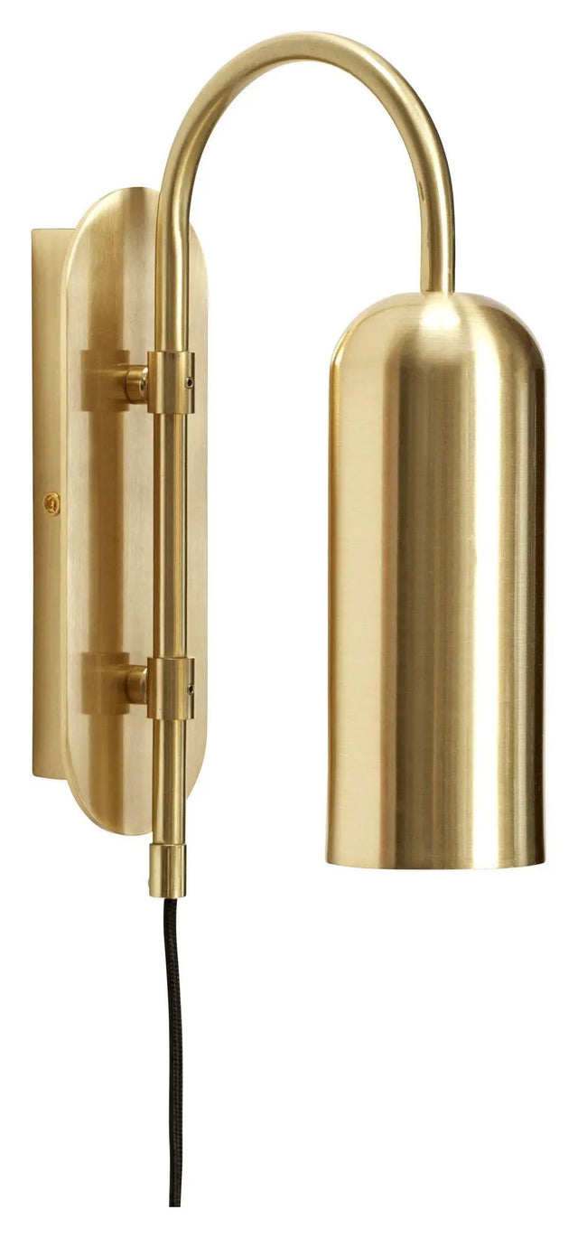 Hübsch Zenith Væglampe, messing