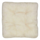 Hynde af Premium NZ lammeskind - Hvid, 45x45