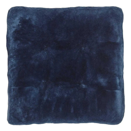 Hynde af Premium NZ lammeskind - Navy Blue, 45x45