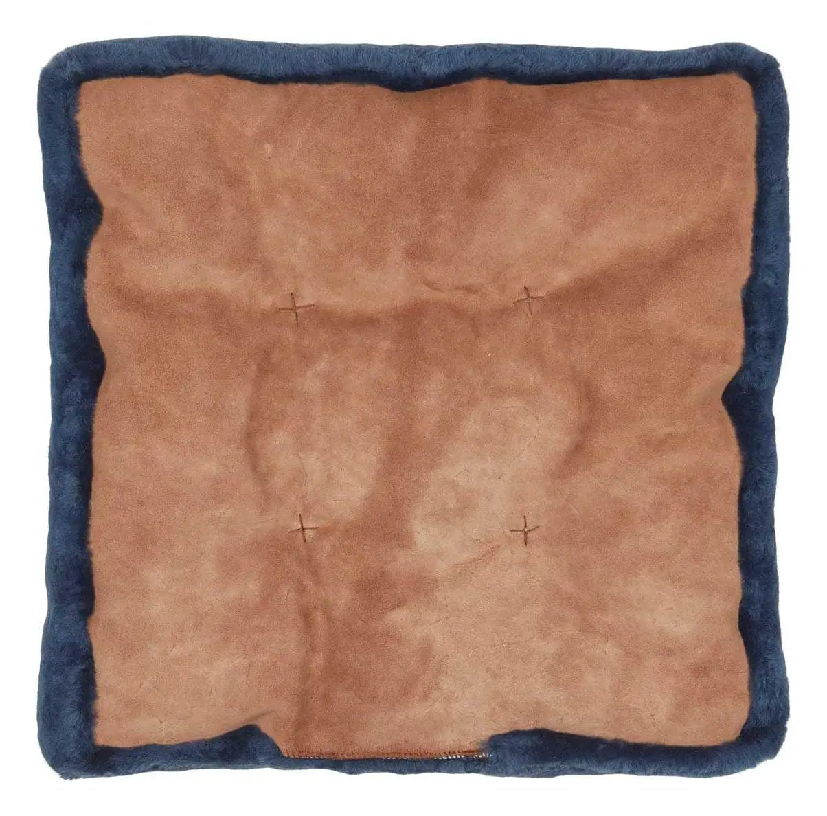 Hynde af Premium NZ lammeskind - Navy Blue, 45x45