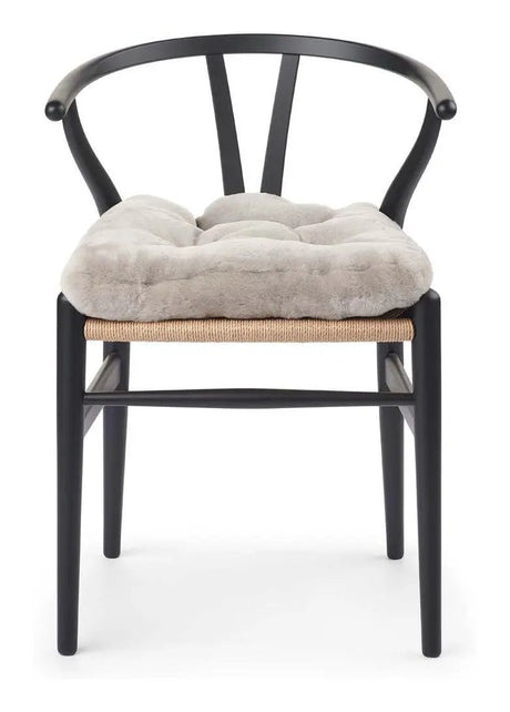 Hynde af Premium NZ lammeskind - Silver Grey, 45x45