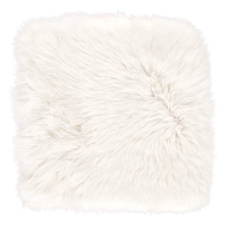 Hynde af Premium NZ langhåret lammeskind - Ivory, 37x37