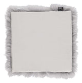 Hynde af Premium NZ langhåret lammeskind - Lys Grå, 37x37
